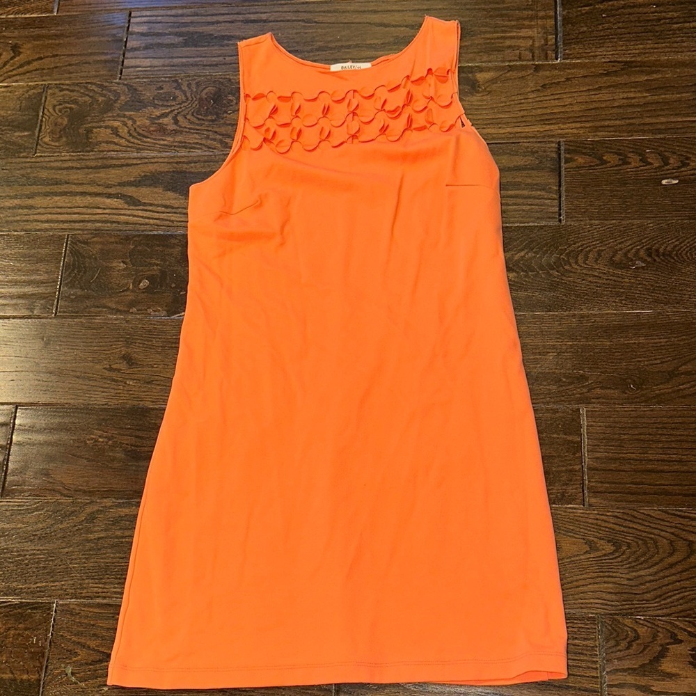 BAILEY 44 tangerine color knit dress size large - Picture 2 of 7
